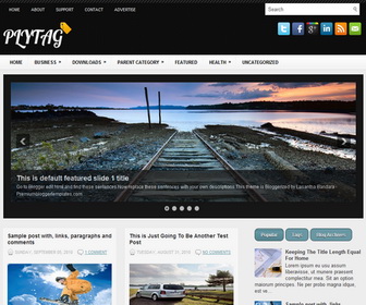 Plytag 2 Column Blogger Template