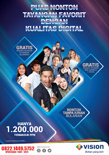 MNC Vision Gratis iuran selamanya Indovision Rantau Prapat