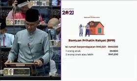 BSH diganti dengan BANTUAN PRIHATIN RAKYAT (BPR) dengan peruntukan RM6.5 bilion