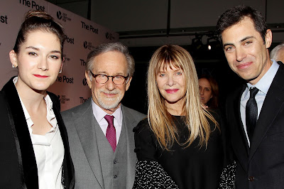 Liz Hannah ,Steven Spielberg , Kate Capshaw and Josh Singer