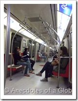 Inside metro