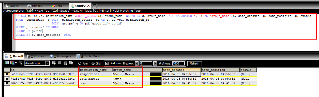 Sql server string concat rows