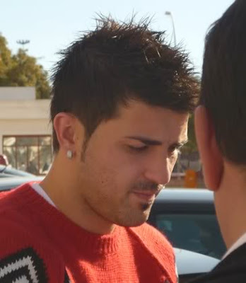 faux mohawk hairstyles. David Villa formal faux mohawk