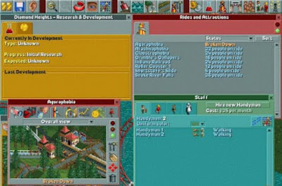 RollerCoaster Tycoon 1 Gameplay Youtube
