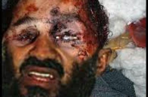 is osama bin laden real. osama bin laden death photo.