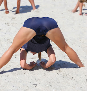 Lindas jugadoras voleibol licras apretadas