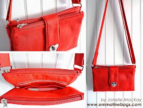 The Butterfly Sling Purse sewing pattern by Emmaline Bags