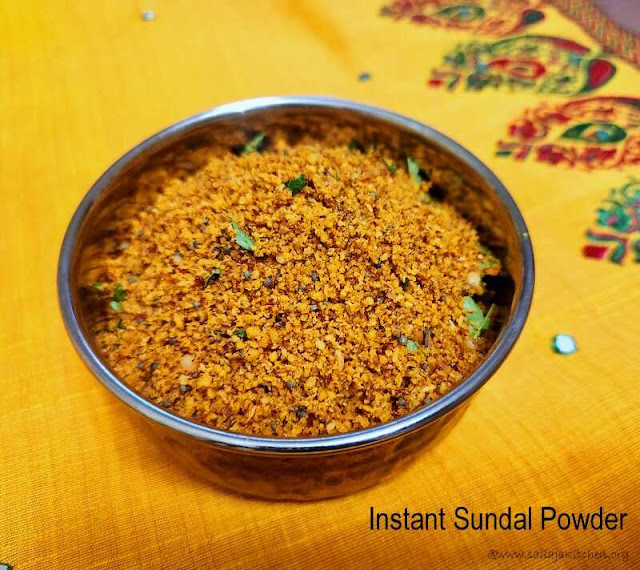 images of Instant Sundal Powder Recipe / Sundal Powder Recipe / Curry Powder Recipe / Sundal Podi Recipe / Sundal Masala Powder Recipe /  Dry Spice Mix Powder For Sundal