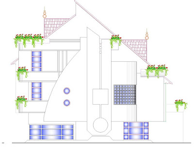 QUATRES VILLAS A TELECHARGER (DWG)