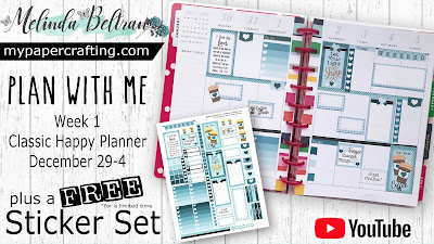 Plan With Me Week 1 CHP Video Spread With FREE Stickers