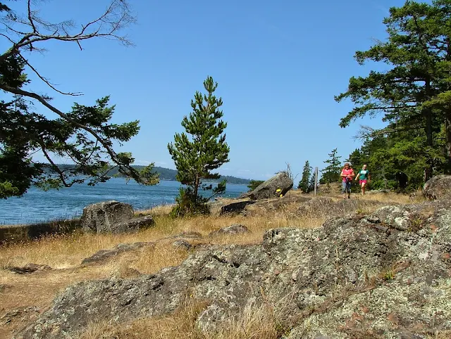 Jones Island hiking trail