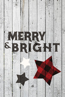 LostBumblebee ©2015 MDBN : RUSTIC CHRISTMAS : MERRY AND BRIGHT : FREE FOR PERSONAL USE ONLY