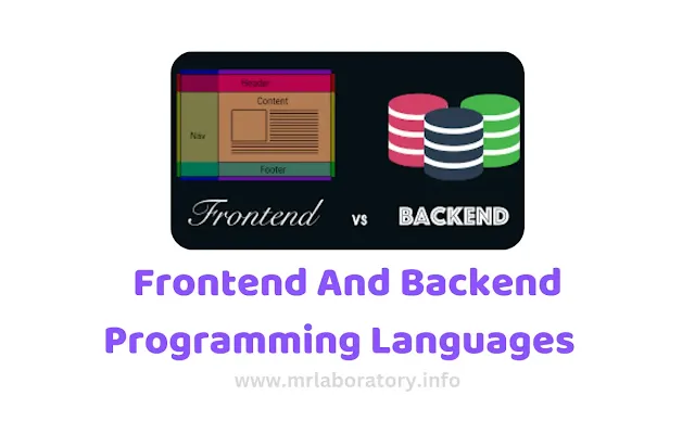 Frontend And Backend Programming Languages   - mrlaboratory.info