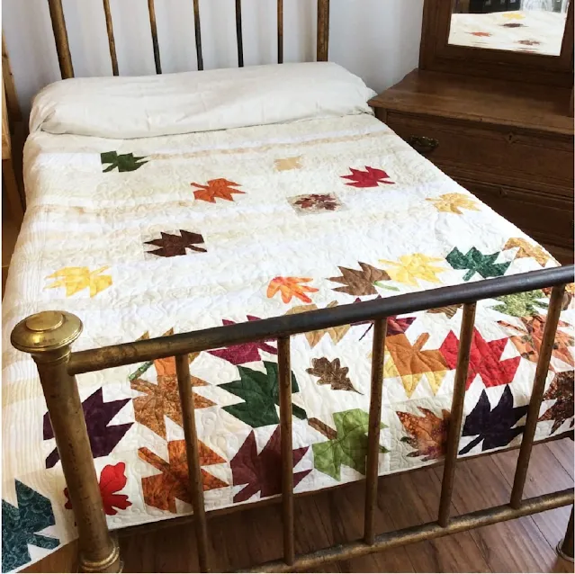 falling leaves quilt pattern
