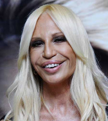 donatella versace. donatella versace courtney