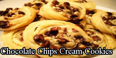 Chocolate Chips Cream Cookies