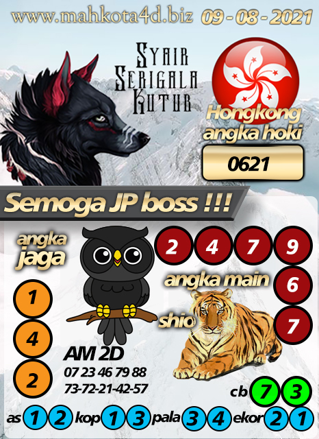Syair Prediksi Togel Hongkong - HK Senin, 09 - Agustus - 2021