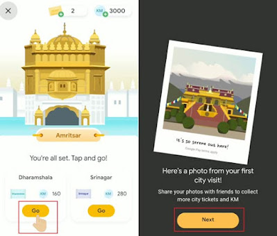 Play the Go India game on Google Pay