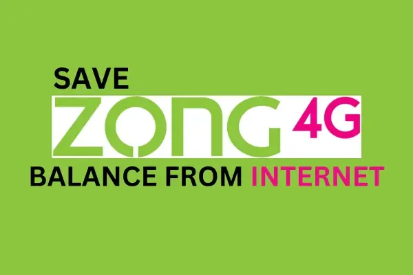 How to Save Zong Balance - Zong Balance Save Code