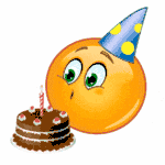 Birthday animated emoji