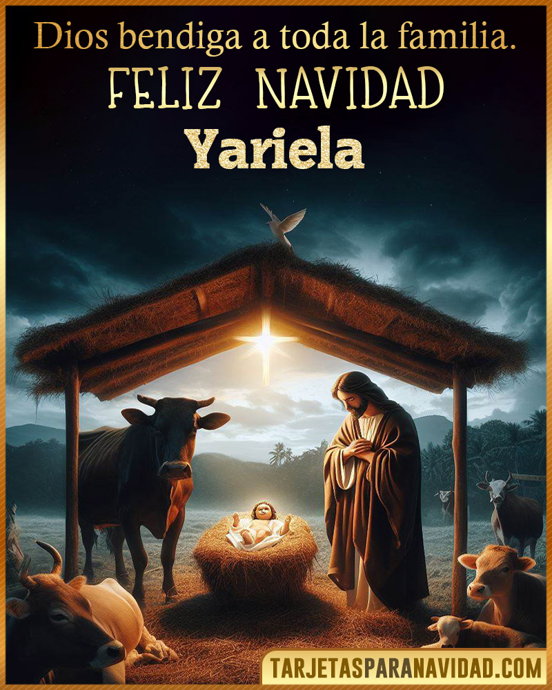 Feliz Navidad Yariela