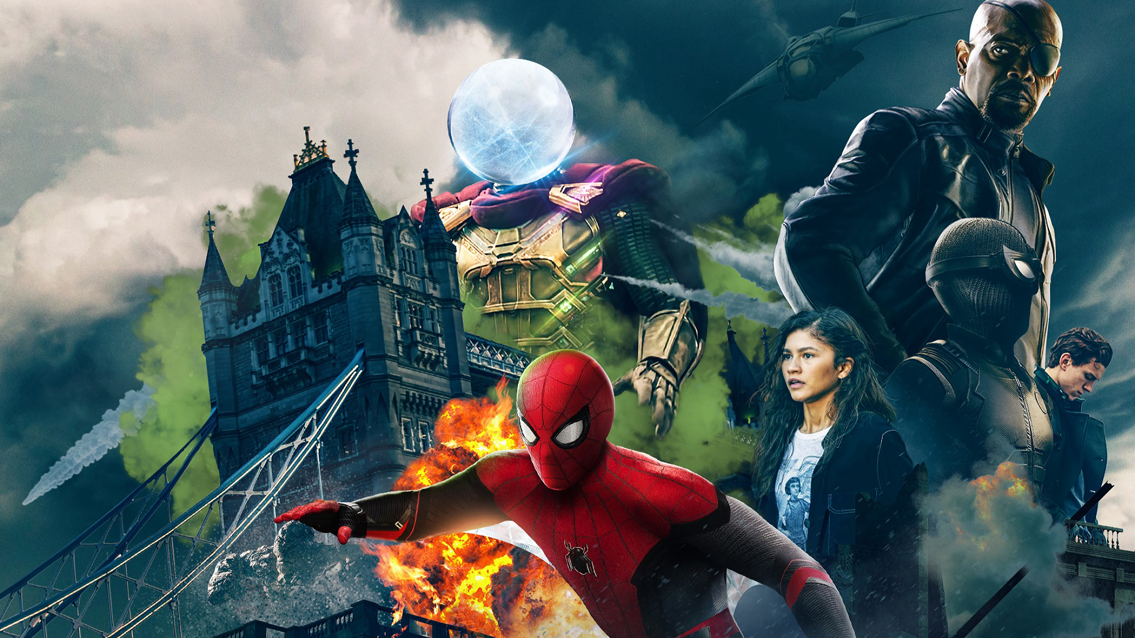  Spider  Man  Far  From Home  Characters 4K  56 Wallpaper 