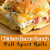 Chicken Bacon Ranch Pull Apart Rolls