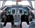 Hawker 800XP cockpit