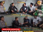 Bentuk Kepedulian Kapolres Lampung Utara Berikan  Santunan Kepada Keluarga Korban Tersengat Listrik