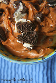 Finish off the instant pudding with crushed #Oreos from www.anyonita-nibbles.co.uk