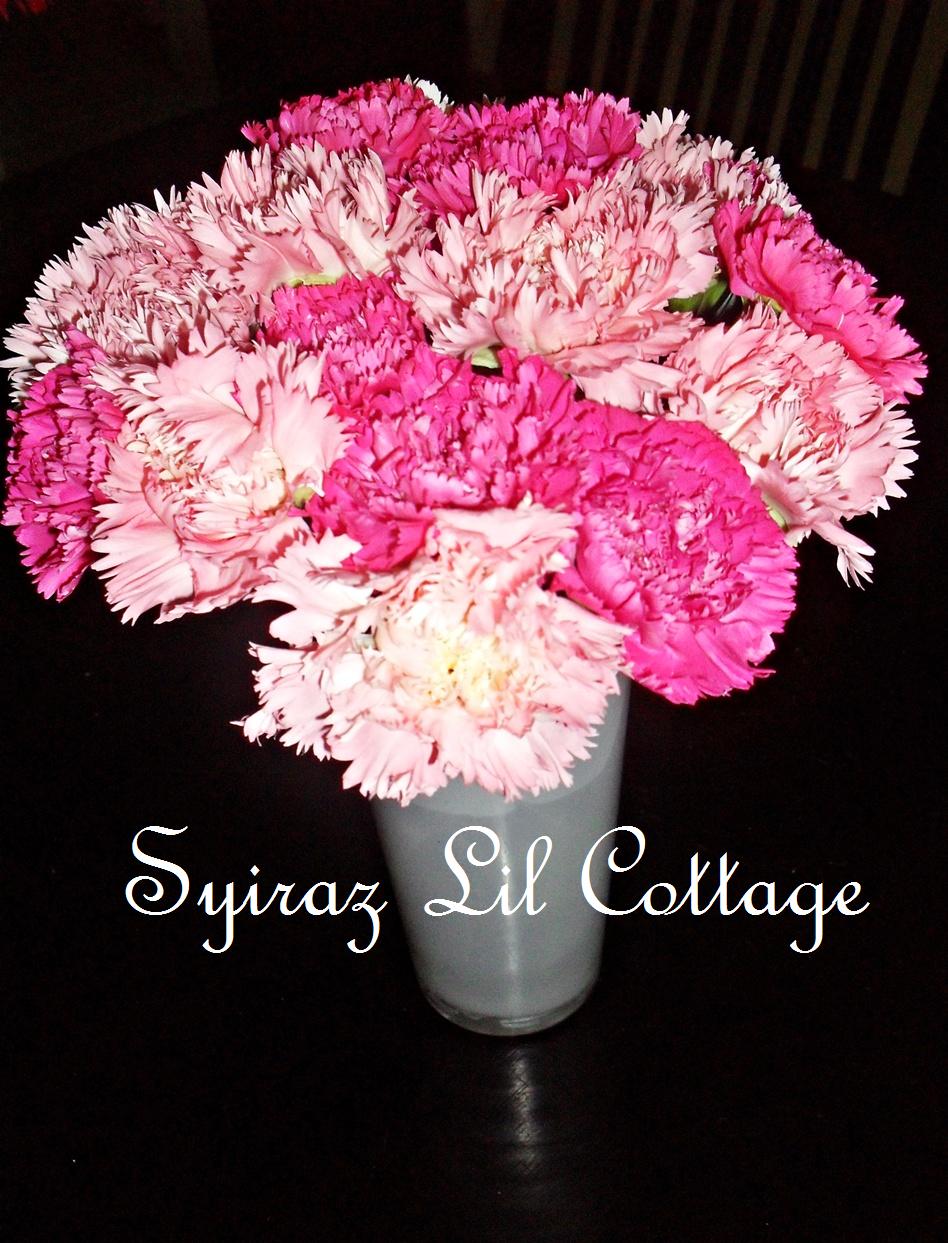 Carnation centerpieces for