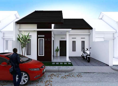 gambar rumah minimalis sederhana 1 lantai model 36