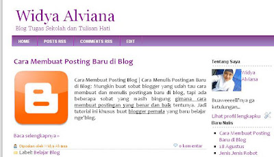 Postingan Baru di Blog