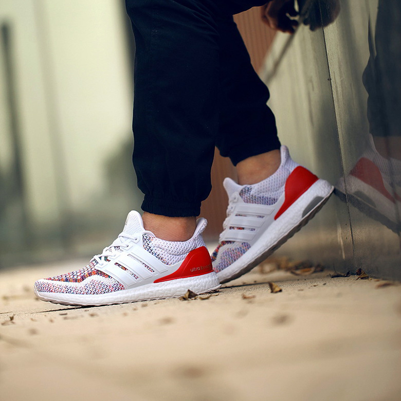 adidas Ultra Boost Muticolor White Red