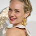 Amber Valletta Gold Chandelier Earrings