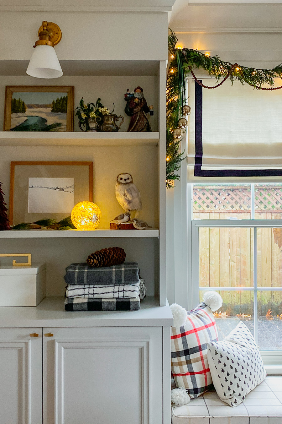 cozy christmas living room with fireplace and traditional style living room decor