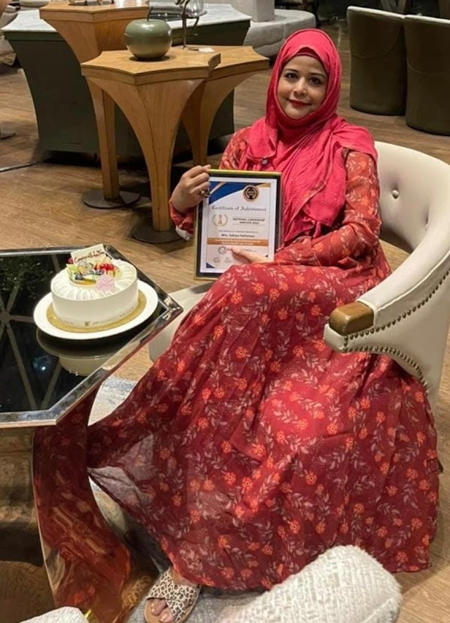 Sabiya Rahaman of Socialite Ayurveda awarded again & loved by top celebrities