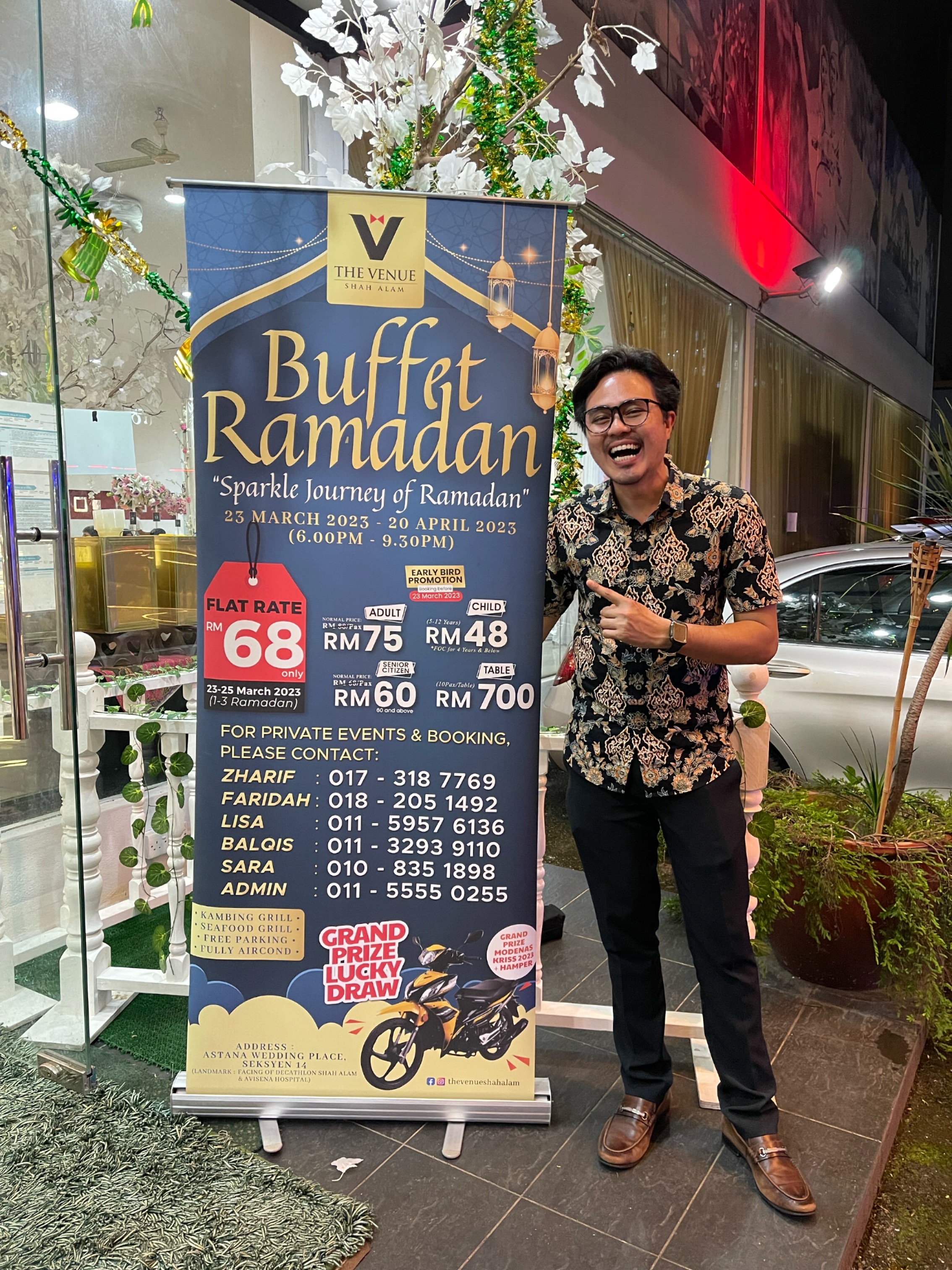 BUFET RAMADAN 2023 THE VENUE SHAH ALAM BAWAH RM100, SAJI LEBIH 80 HIDANGAN BERBUKA PUASA