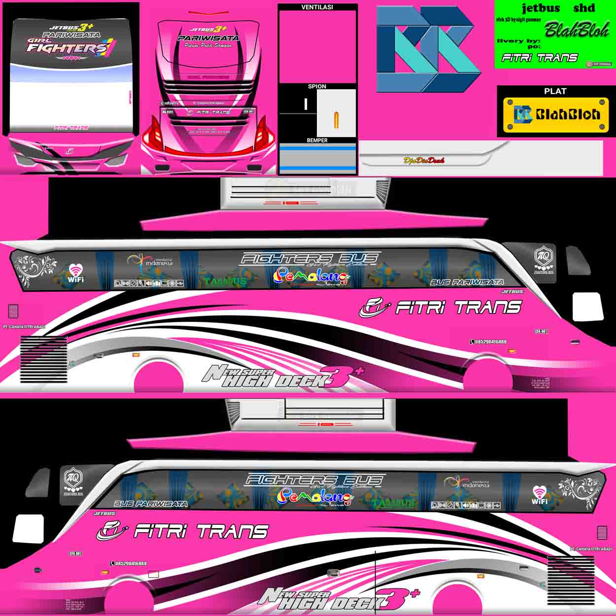 livery bus fitri trans