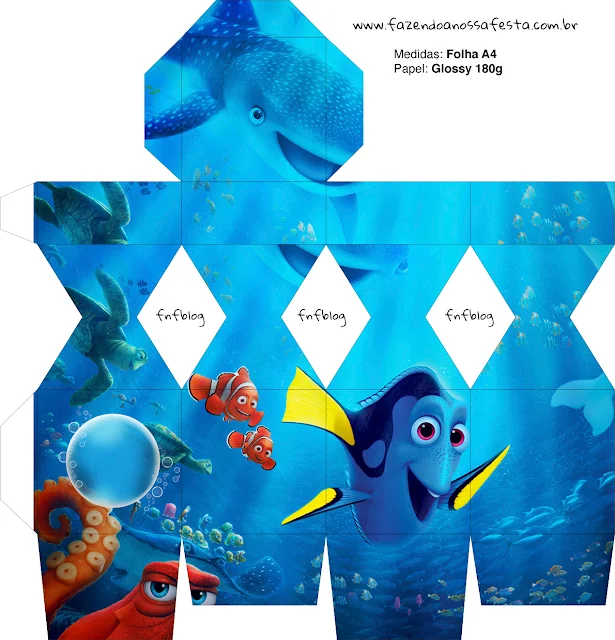 Finding Dory Free Printable Box.