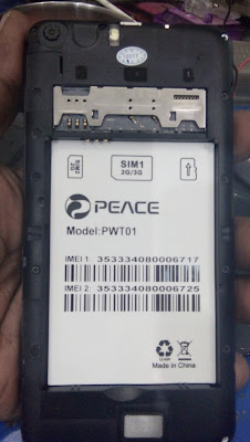PEACE PWT01 NAND FLASH FILE MT6572 100% TESTED
