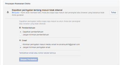 Tutorial Anti Sesi Facebook