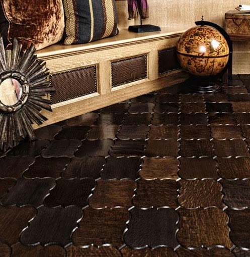 Ornamental Patterns Wood Floor Tiles For Parquet By Jamie Beckwith