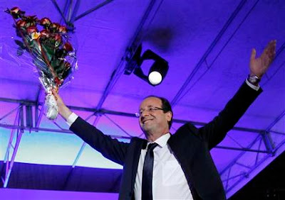 El socialista Francois Hollande venció el domingo al mandatario saliente de Francia Nicolas Sarkozy y será el próximo presidente de Francia
