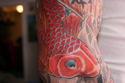 Arm Tattoo Design, Japanese Koi Fish Tattoo