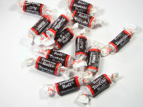 I absolutely love the little vanilla tootsie rolls but am told they are only