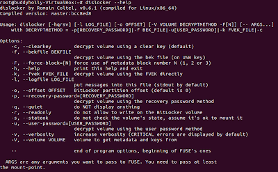 output of 'man dislocker' command