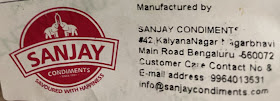 Sanjay Condiments Customer Care