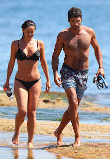 Maddy King in Black Bikini in Bondi, Sydney