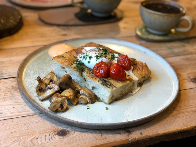 A Grown-Up Festive Weekend in Ouseburn - eggy in a basket at Kiln